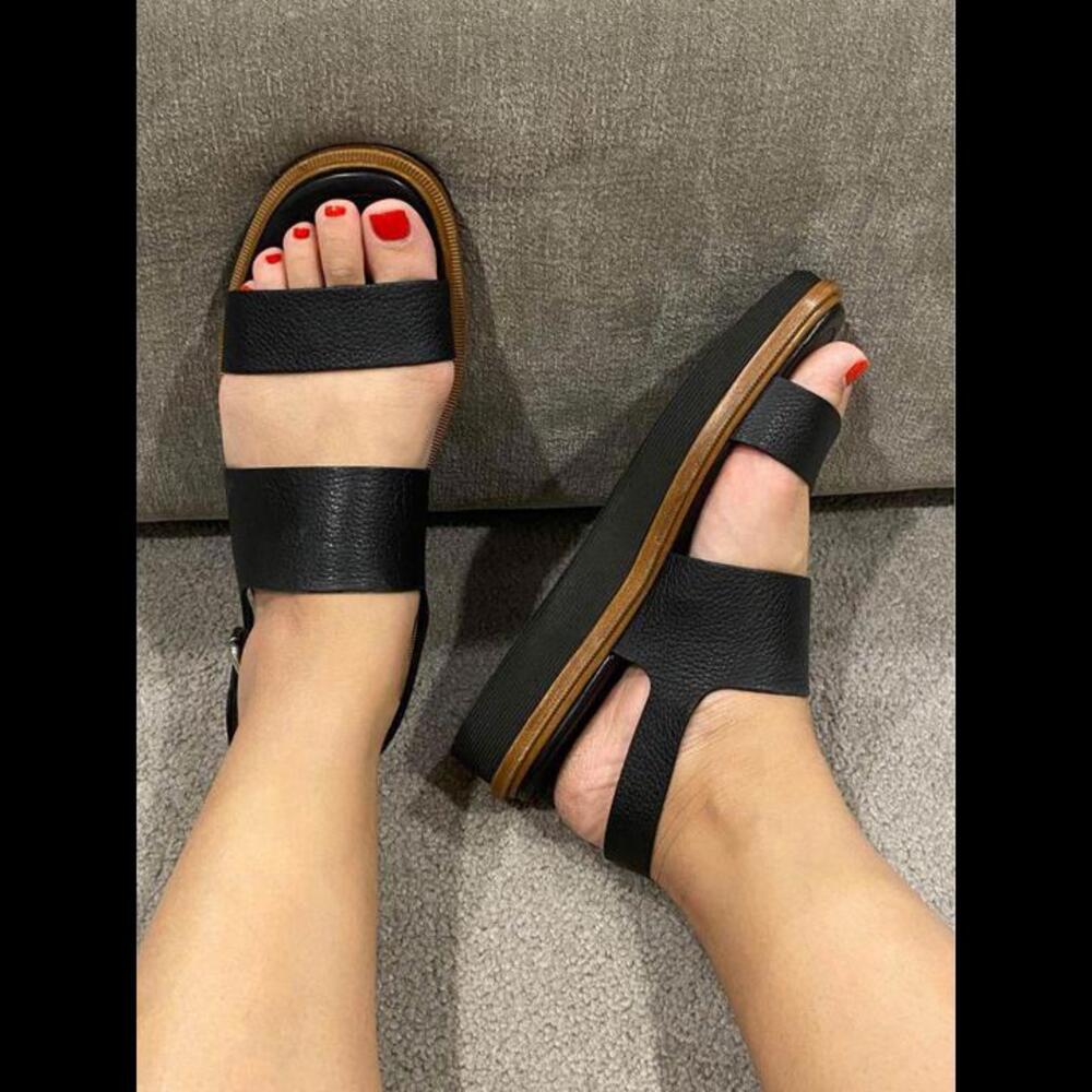 Tod’s Leather Sandal with Strap size 7.5